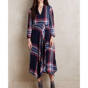 Anthropologie Isabella Sinclair Tartan Dress